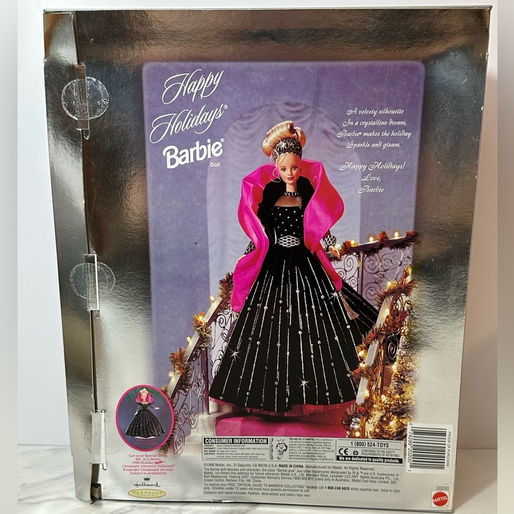 NIB 1998 Barbie Happy Holidays by Mattel 20200 - Picture 3 of 6